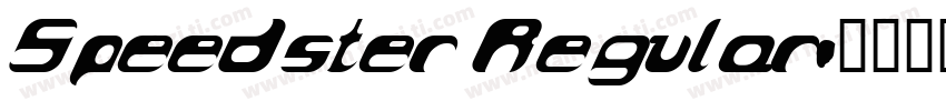 Speedster Regular字体转换